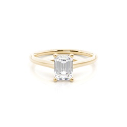 4 Krappen Schlichter Diamant Verlobungs Ring