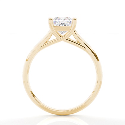 4 Krappen Schlichter Diamant Verlobungs Ring