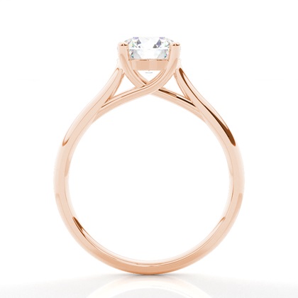 2.00 Carat Rotgold Verlobungsring Solitär