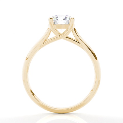 4 Krappen Schlichter Diamant Verlobungs Ring