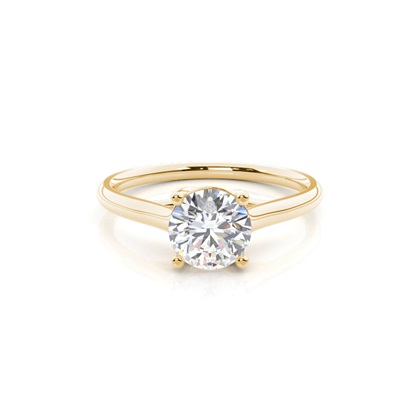 Yellow Gold Solitaire Engagement Rings