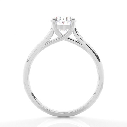 4 Krappen Schlichter Diamant Verlobungs Ring