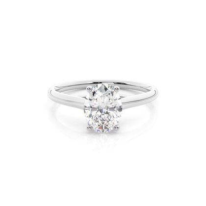 Oval Diamond Engagement Rings