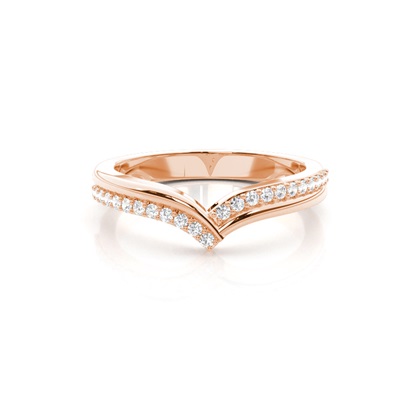 Women's Rose Gold Wedding Rings