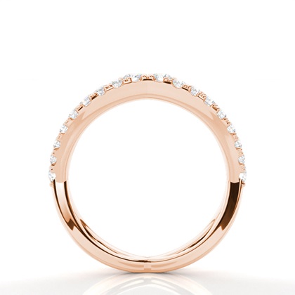 Rose Gold Women's Wedding Bands