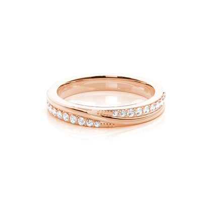 Women's Rose Gold Wedding Rings