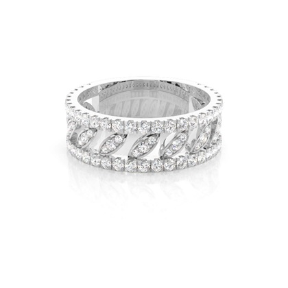 Silver Anniversary Diamond Rings