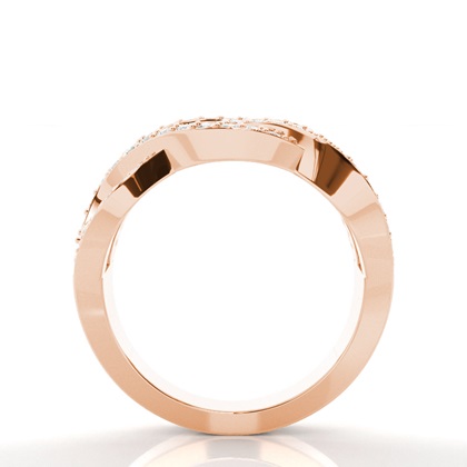 Rose Gold Statement Diamond Rings