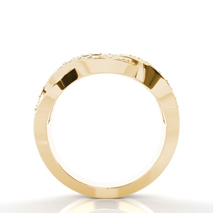 Yellow Gold Statement Diamond Rings