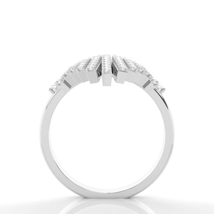 Prong Setting Round Diamond Fashion Ring