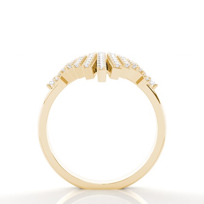 Yellow Gold Statement Diamond Rings