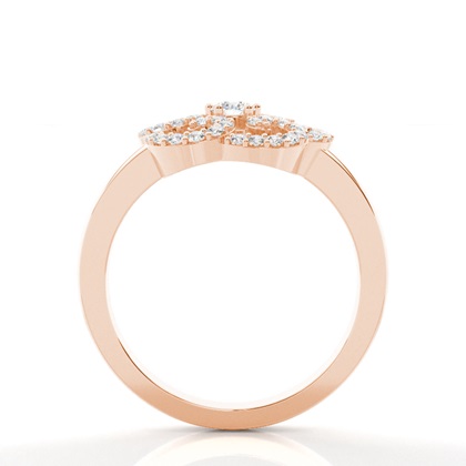 Rose Gold Statement Diamond Rings