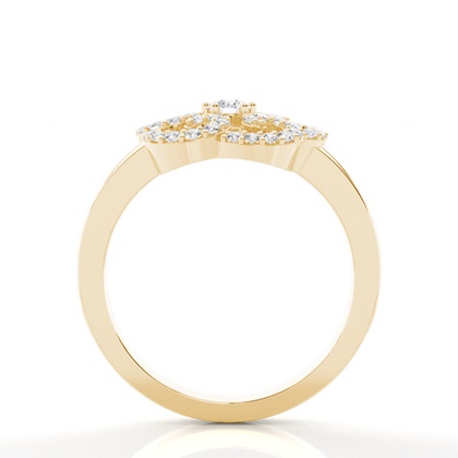 Yellow Gold Statement Diamond Rings