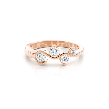 Rose Gold Everyday Diamond Rings