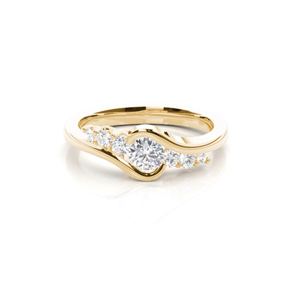 Yellow Gold Everyday Diamond Rings