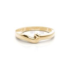 1.70mm Slight Comfort Profile Plain Shaped Wedding Band