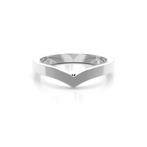 2.50mm Flat Profile Plain Shaped Wedding Band