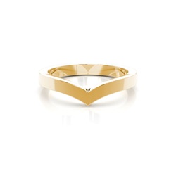 2.50mm Flat Profile Plain Shaped Wedding Band