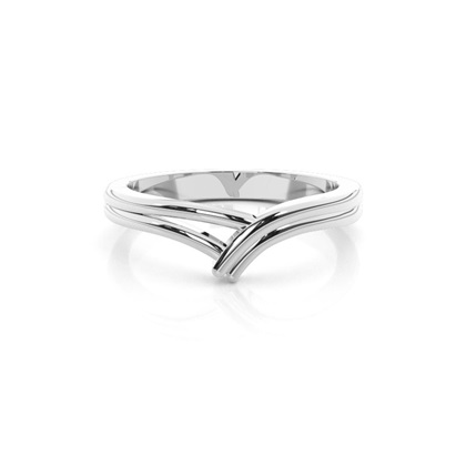 2.40mm Flat Profile Plain Shaped Wedding Band