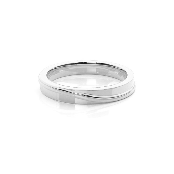 5.00mm Flat Profile Plain Shaped Wedding Band