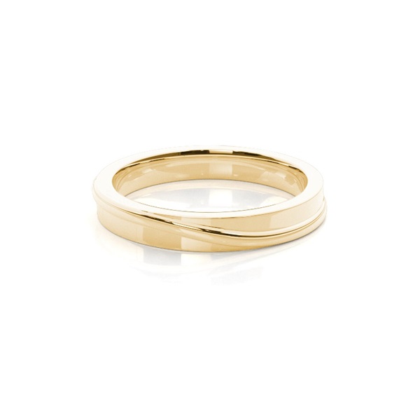 5.00mm Flat Profile Plain Shaped Wedding Band