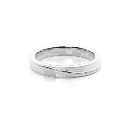 5.00mm Flat Profile Plain Shaped Wedding Band