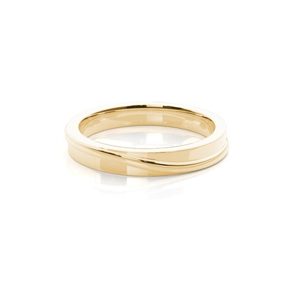 Yellow Gold Women's Contemporary Wedding Rings