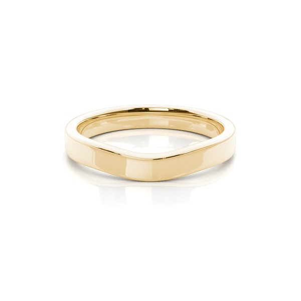 2.60mm Flat Profile Plain Shaped Wedding Band