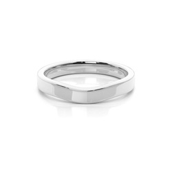 2.60mm Flat Profile Plain Shaped Wedding Band
