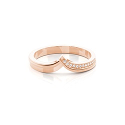 2.50mm Studded Slight Comfort Fit Diamond Shaped Band