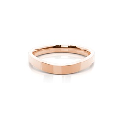 2.50mm Slight Comfort Profile Plain Shaped Wedding Band