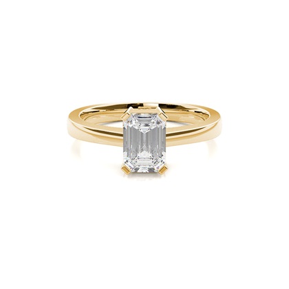 Yellow Gold Solitaire Engagement Rings