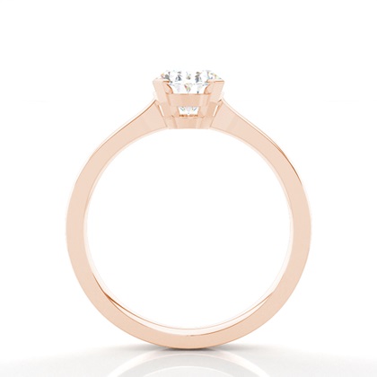 Rotgold Solitärringe Diamantringe