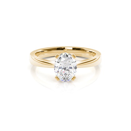 Yellow Gold Solitaire Engagement Rings