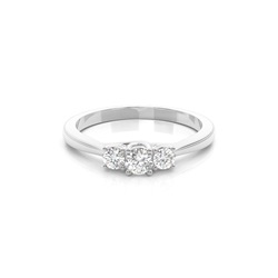 Geelgouden Trilogie Diamanten Verlovingsring