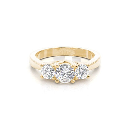 Yellow Gold Diamond Engagement Rings