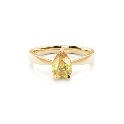 Yellow Gold Yellow Diamond Engagement Rings