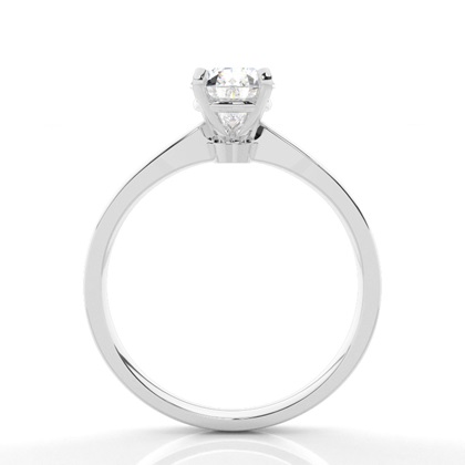 Diamantenring in einer Krappenfassung