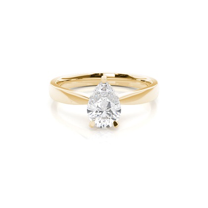 Yellow Gold Diamond Engagement Rings