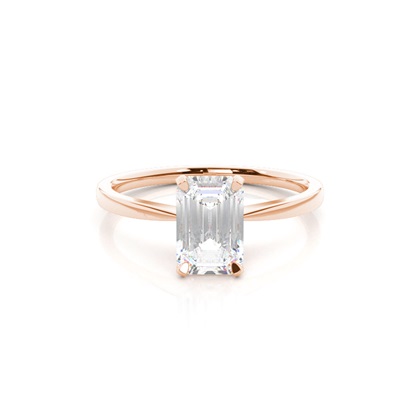 Emerald Cut Diamond Engagement Rings