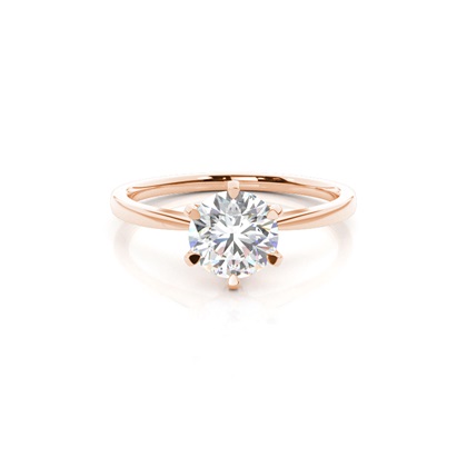 Rose Gold Diamond Engagement Rings