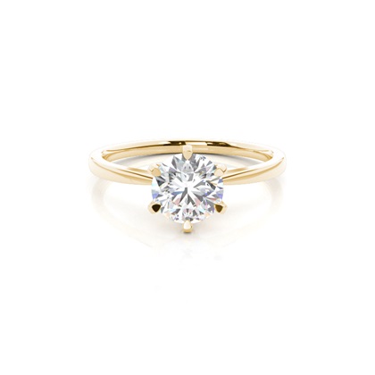 Yellow Gold Diamond Engagement Rings