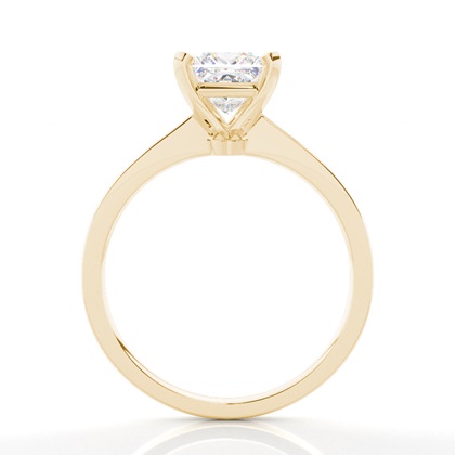 Diamantenring in einer Krappenfassung