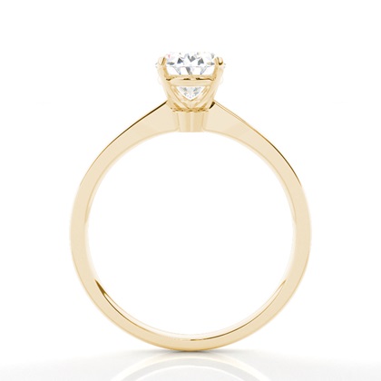 Diamantenring in einer Krappenfassung