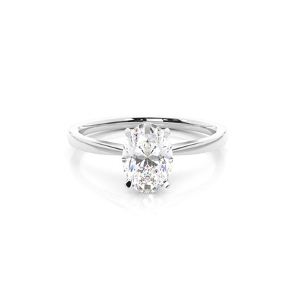 Oval Diamond Engagement Rings