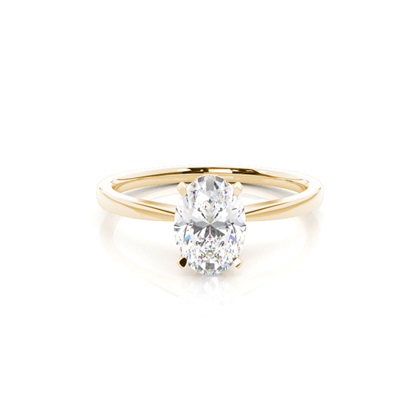 Oval Cut Diamond Rings