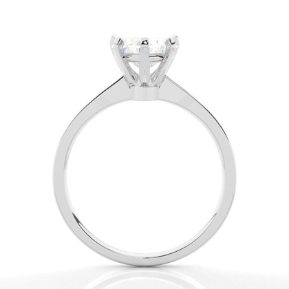 Diamantenring in einer Krappenfassung