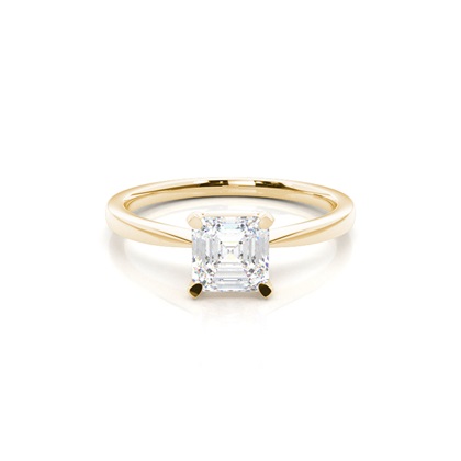 Asscher Diamond Rings