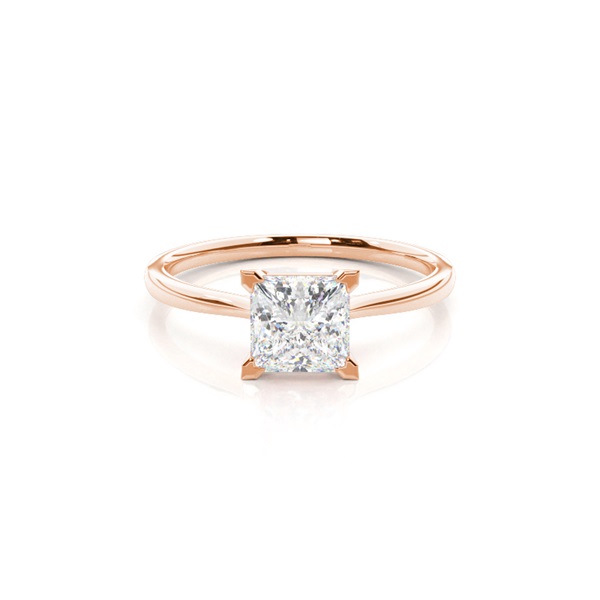 4 Prong Setting Plain Engagement Ring