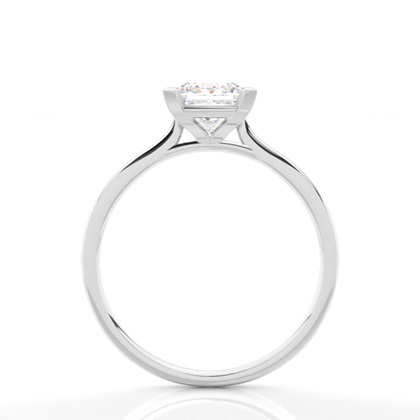 Diamantenring in einer Krappenfassung